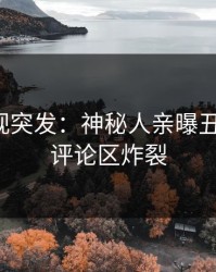 人人影视突发：神秘人亲曝丑闻全程，评论区炸裂